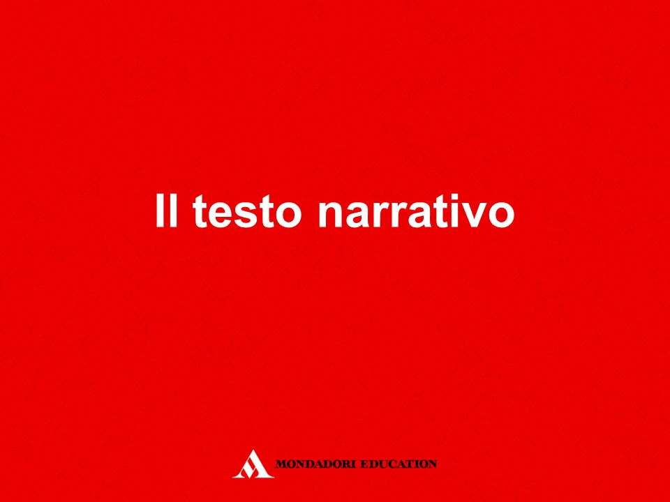 Il Testo Narrativo Ppt Scaricare